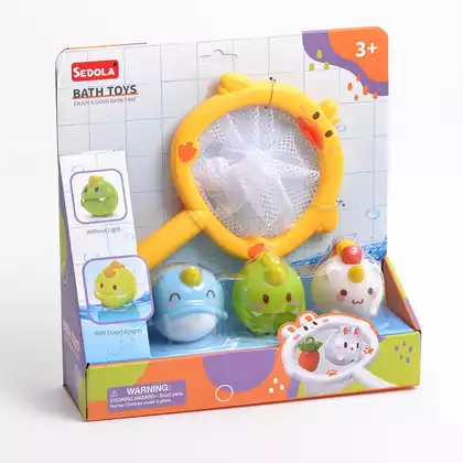 Игровой набор для ванны Сачок с игрушками 8366-14A