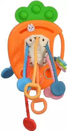 Развивающая тактильная игрушка-тянучка Морковка FXB-2