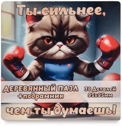 Пазл 38 эл. деревянный+подрамник ПЗ00213 Woodlandtoys