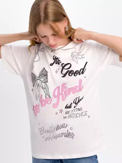 Футболка с фольгированным принтом Vulpes