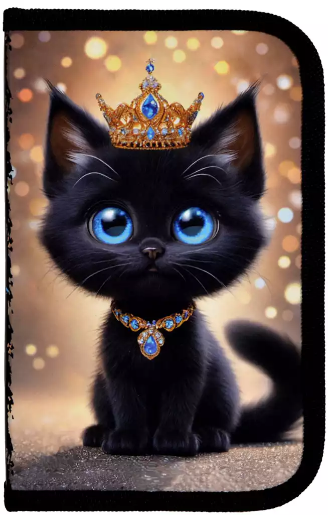 Пенал односекционный SOFT 190х115х30мм KITTY PRINCESS ПО-021