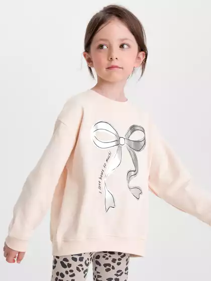 Свитшот с фольгированным принтом Vulpes