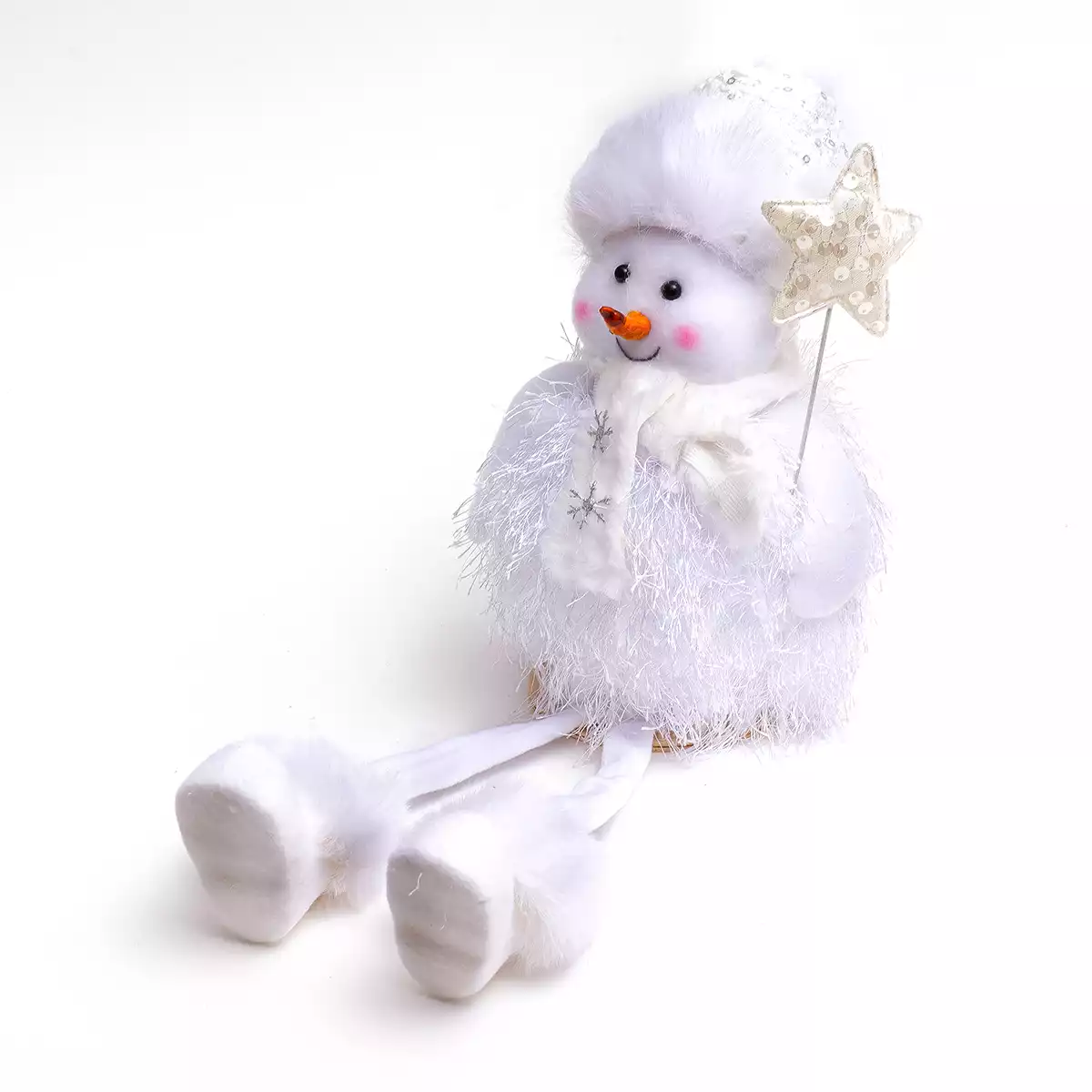 Снеговик в ушанке 40 см 23C-5310 F3