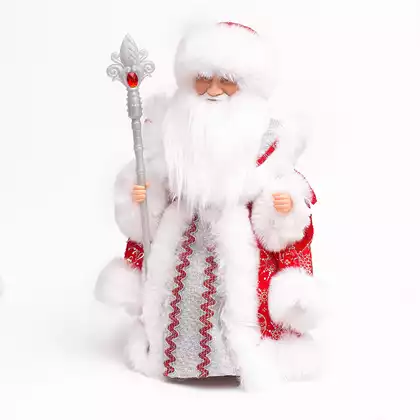 Дед Мороз 40 см в красном Русская мелодия 058D-6520D