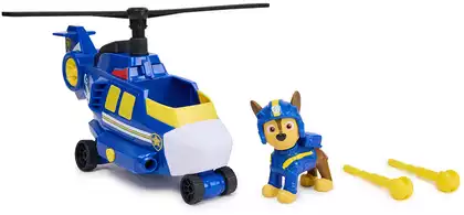 Щенячий патруль. Игровой набор Air Rescue, машинка с фигуркой Чейз. Paw Patrol 64593