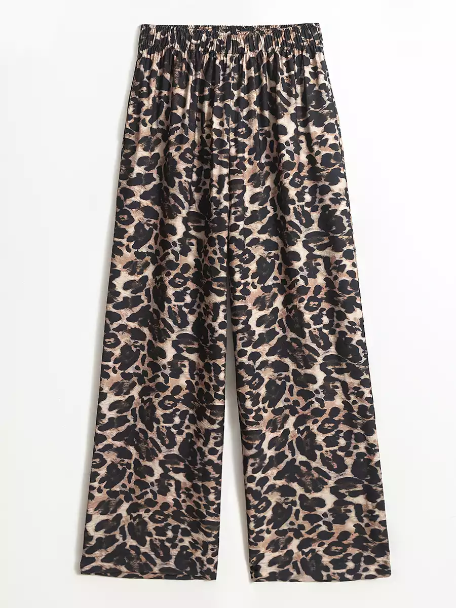 Широкие брюки из вискозы KEANU