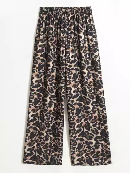 Широкие брюки из вискозы KEANU