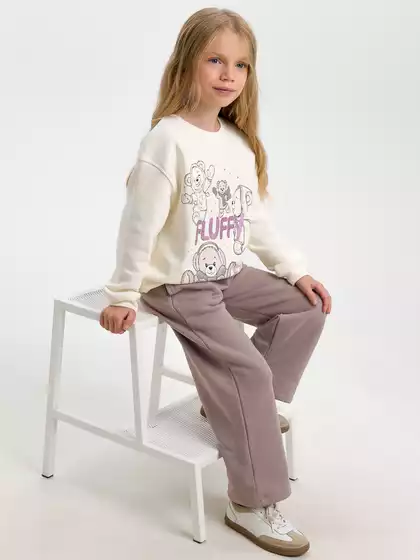 Трикотажные брюки паллацо с начёсом Vulpes