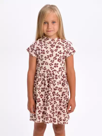 Трикотажное платье в рубчик Vulpes