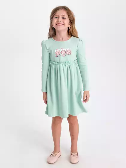 Трикотажное платье в рубчик Vulpes