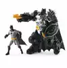 Фигурка Batman (Бэтмен) 10-15см с боевым костюмом Metal Force 64587