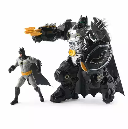 Фигурка Batman (Бэтмен) 10-15см с боевым костюмом Metal Force 64587