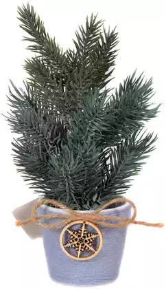 Ель 22 см зеленая 058D-6500D