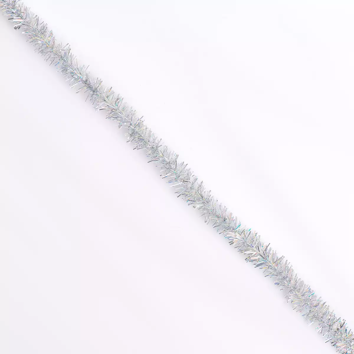 Новогодняя мишура серебро 2 см 2 метра 058C-423C-1