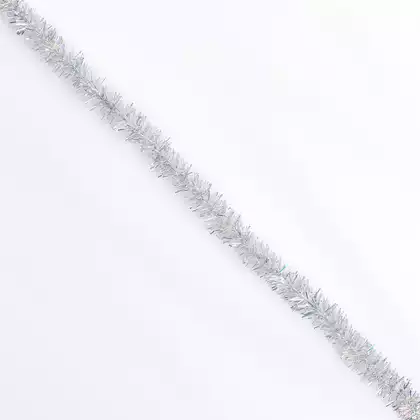 Новогодняя мишура серебро 2 см 2 метра 058C-423C-1