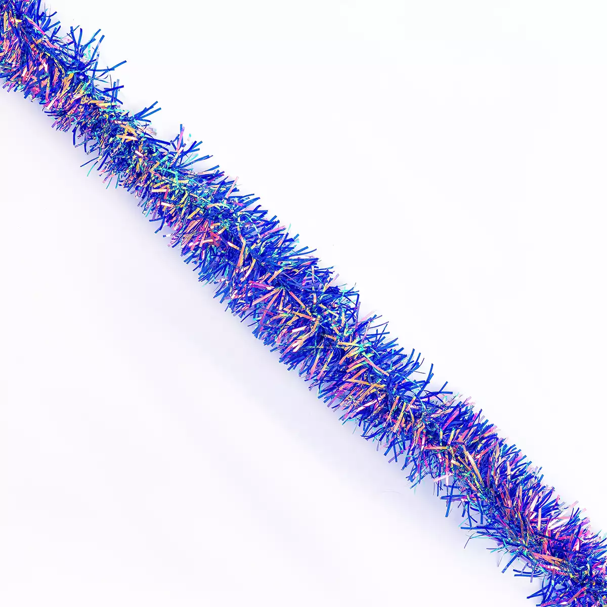 Новогодняя мишура синяя 5 см 2 метра 058C-418C-2
