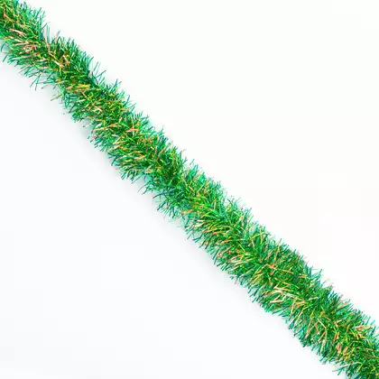 Новогодняя мишура зеленая 5 см 2 метра 058C-418C-4