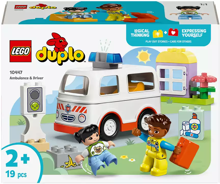 Конструктор Скорая помощь с водителем LEGO DUPLO 19 дет.