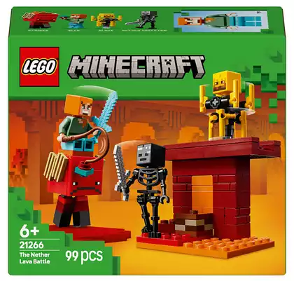 Конструктор Битва за лаву Нижнего мира LEGO Minecraft 99 дет.