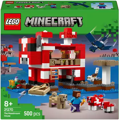 Конструктор МУУхоморный дом LEGO Minecraft, 500 дет.
