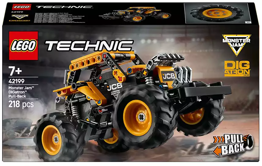 Конструктор Monster Jam™ DIGatron™ Pull-Back LEGO TECHNIC, 218 дет.