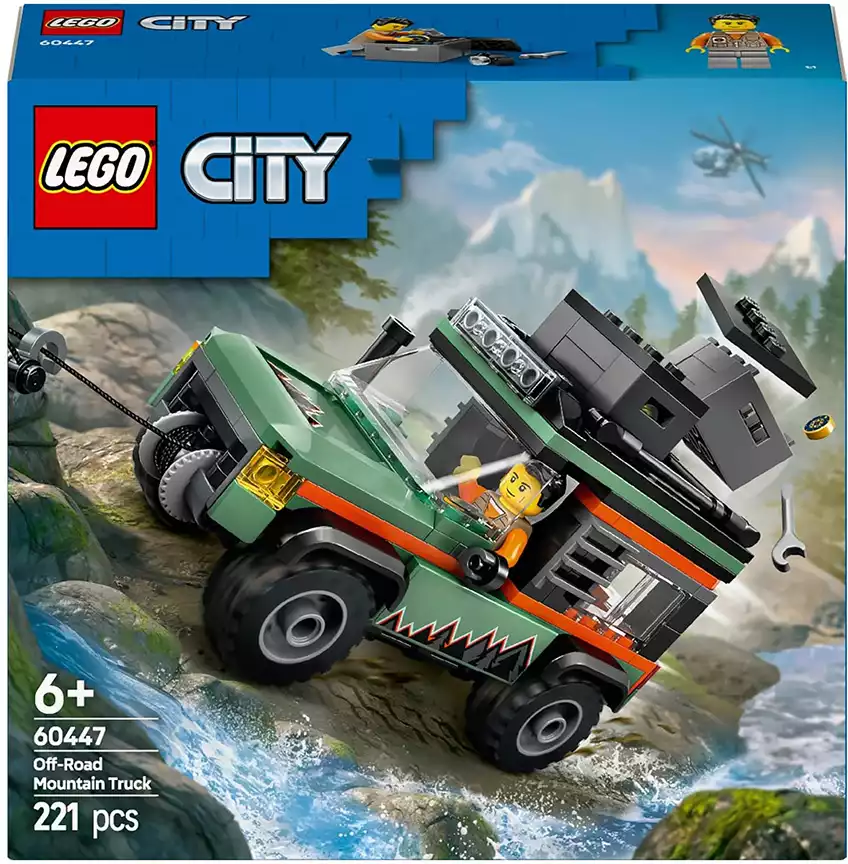 Конструктор Внедорожный горный грузовик LEGO CITY, 221 дет.
