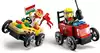 Конструктор Набор гоночных миникаров: Пицца против пожарной машины LEGO CITY, 70 дет.