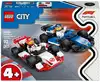 Конструктор Болиды F1 Williams Racing и Haas F1 LEGO CITY, 92 дет.