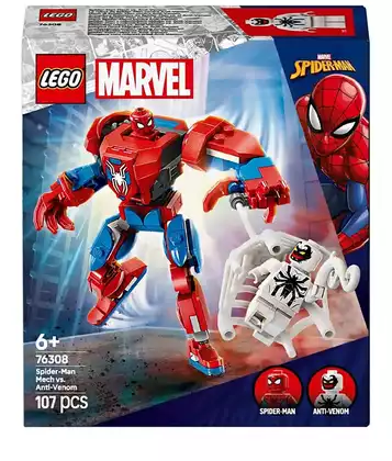 Конструктор Робот Человека-паука против Анти-Венома LEGO Super Heroes, 107 дет.
