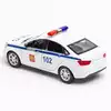Модель машины 1:24 (18см) LADA Vesta Полиция свет, звук, инерция FY2438P-6D