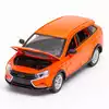Модель машины 1:24 (18см) LADA Vesta Cross SW свет, звук, инерция FY2448-6D