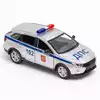Модель машины 1:24 (18см) LADA Vesta Cross SW Полиция свет, звук, инерция FY2448P-6D
