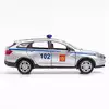 Модель машины 1:24 (18см) LADA Vesta Cross SW Полиция свет, звук, инерция FY2448P-6D