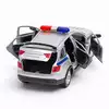 Модель машины 1:24 (18см) LADA Vesta Cross SW Полиция свет, звук, инерция FY2448P-6D