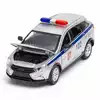 Модель машины 1:24 (18см) LADA Vesta Cross SW Полиция свет, звук, инерция FY2448P-6D