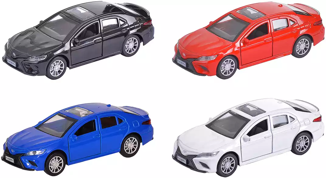 Модель машины Toyota Camry 1:36 (12см) свет, звук, инерция FY6228-12D в ассортименте