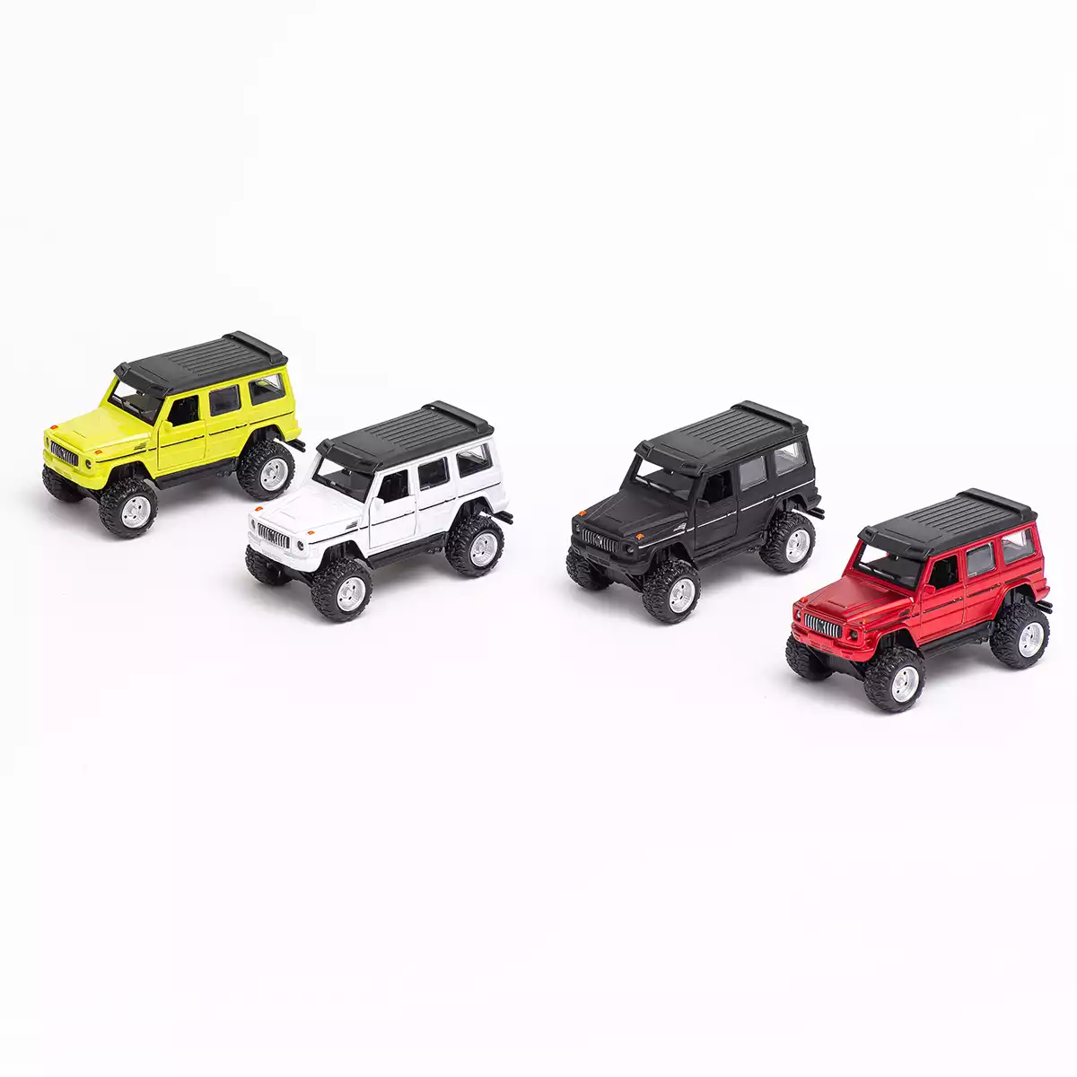 Модель машины Mercedes-Benz G500 1:36 (12см) свет, звук, инерция FY668-12D в ассортименте