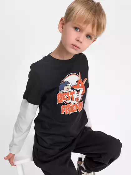 Комбинированный лонгслив Vulpes