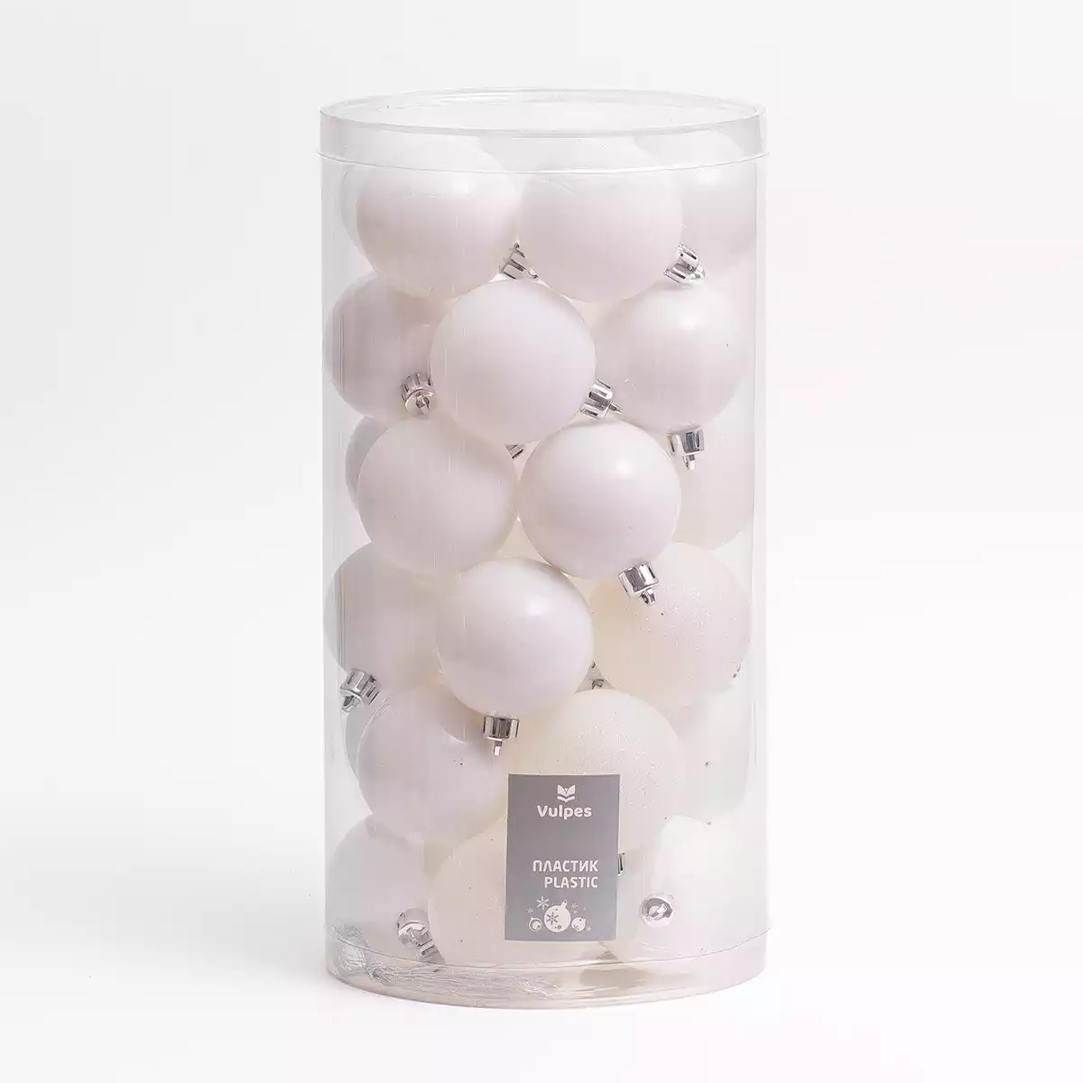 Набор шаров 30 шт 6 см вишневый S-195C-JG