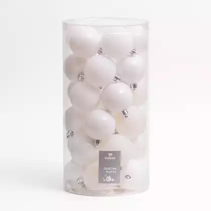 Набор шаров 30 шт 6 см вишневый S-195C-JG