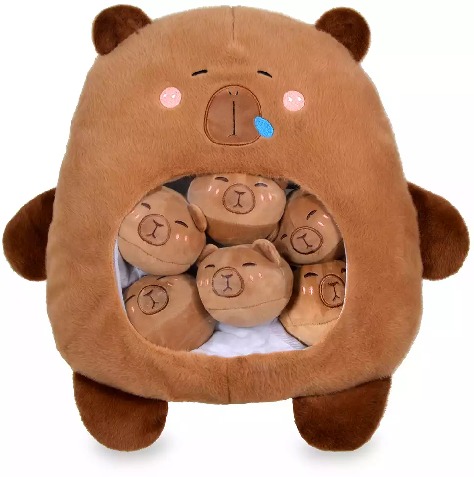 Мягкая игрушка Капибара ЛяМур 40 см 058D-6552D