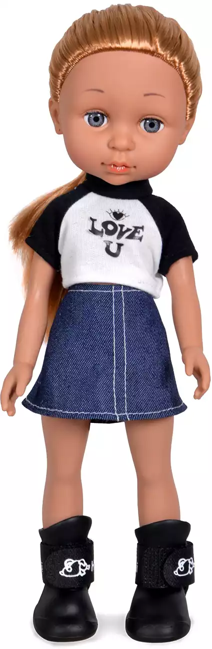 Кукла A925A в джинсовой юбке