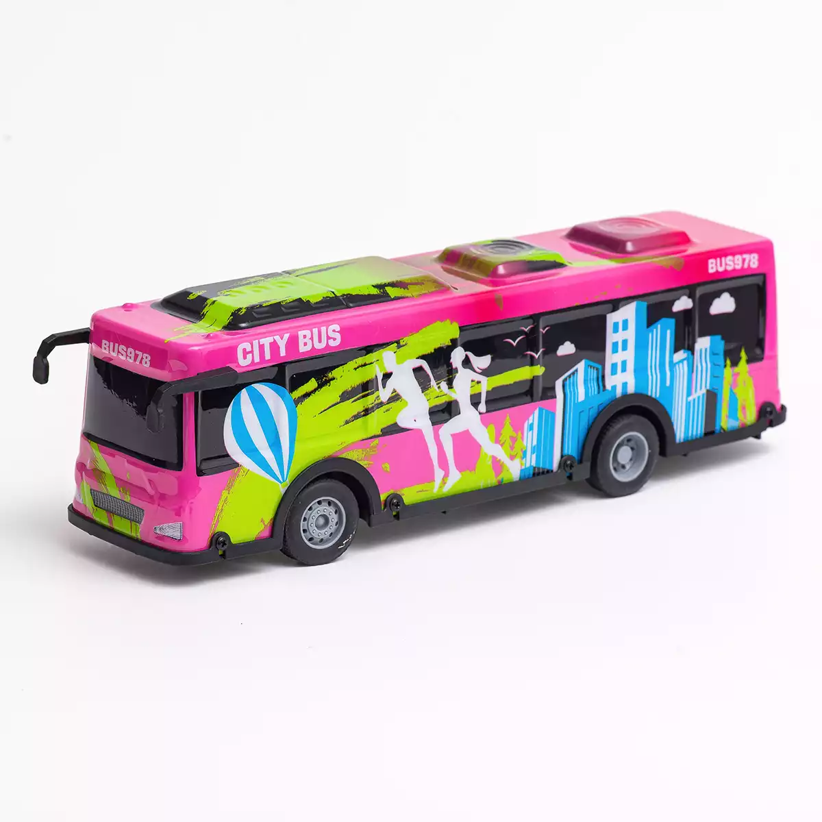 Машина р/у 1:24 Автобус (светится кузов) +акб