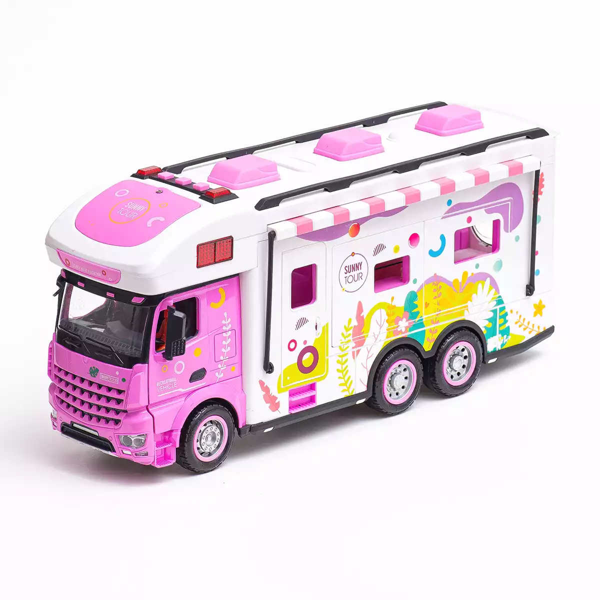 Машина р/у Дом на колесах (розовый)