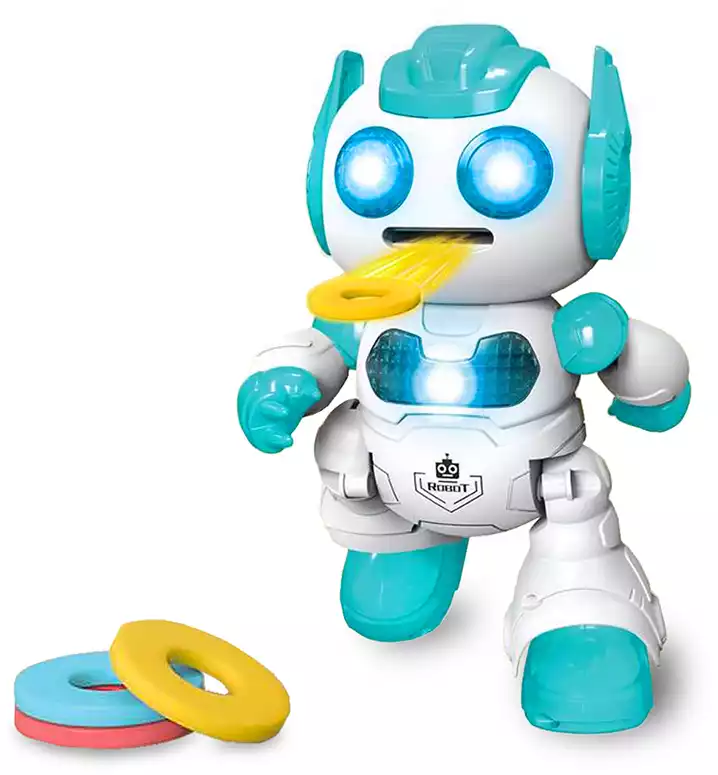 Робот р/у Стреляет мягкими дисками