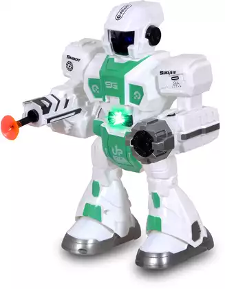 Робот р/у Стреляет гелевыми шариками (выпускает пар)