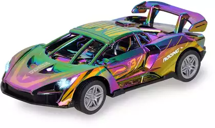 Машина р/у 1:20 Хромированный кузов +акб