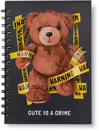 Записная книжка А5 Мишка на кольцах 058D-6454D