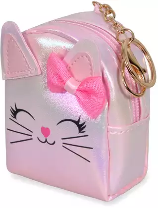Брелок кошелек Кошечка перламутр 058D-6469D