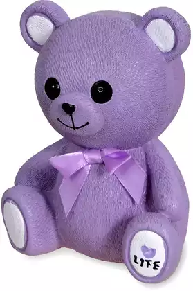 Копилка Медвежонок сиреневый 058D-6492D